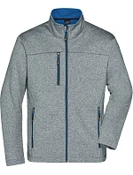 JN Pánská 2vrstvá melanžová softshell bunda 02. dark model 22530663 - Daiber JN Pánská 2vrstvá melanžová softshell bunda 02. dark model 22530663 - Daiber