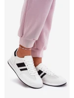 Dámské Tenisky Z Eko Semiše Bílé model 21691096 - Boto Dámské Tenisky Z Eko Semiše Bílé model 21691096 - Boto