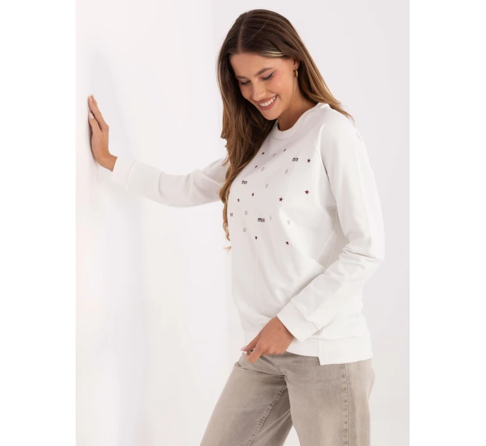 Bluzka RV BZ model 21406665 ecru - FPrice Bluzka RV BZ model 21406665 ecru - FPrice