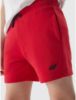 Chlapecké teplákové šortky 4F - červené