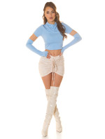Sexy 2in1 Crop Top with Gloves