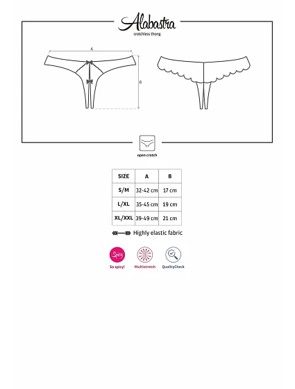 Tanga model 2431930 thong otevřené - Obsessive Tanga model 2431930 thong otevřené - Obsessive