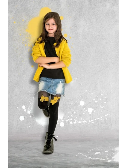 RAJSTOPY DZIEWCZĘCE WZORZYSTE model 18903112 - Knittex