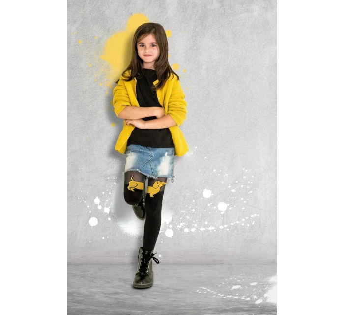 RAJSTOPY DZIEWCZĘCE WZORZYSTE model 18903112 - Knittex