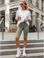 Dámské kraťasy LOVIFIT v barvě khaki, FashionStreet SY0585 Dámské kraťasy LOVIFIT v barvě khaki, FashionStreet SY0585