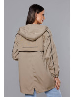 Tenká béžová dámská bunda s podšívkou model 18019160 - S'WEST