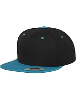 Flexfit 6089M 6 panelová Snapback kšiltovka 55.6089 black/teal Flexfit 6089M 6 panelová Snapback kšiltovka 55.6089 black/teal