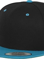 Flexfit 6089M 6 panelová Snapback kšiltovka 55.6089 black/teal