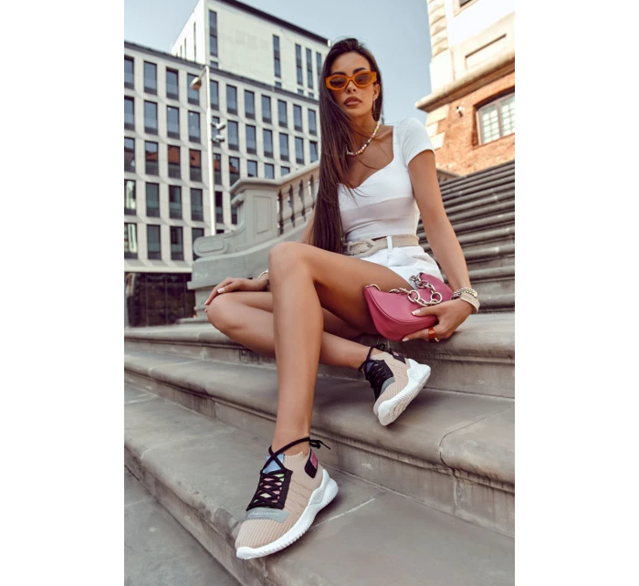 Dámská sportovní obuv nazouvací béžove model 21591032 - Boto