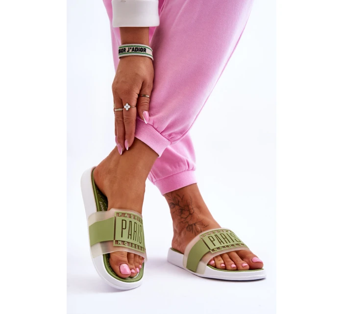 Dámské sportovní pantofle Zelená model 21618885 - Boto Dámské sportovní pantofle Zelená model 21618885 - Boto