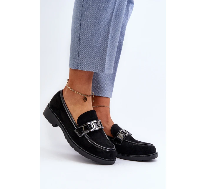 Dámské semišové mokasíny S.Barski HY350A