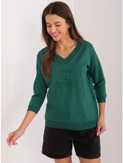 Bluzka RV BZ model 20148722 ciemny zielony - FPrice Bluzka RV BZ model 20148722 ciemny zielony - FPrice