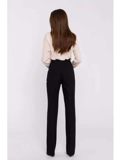 model 20502966 Kalhoty Bootcut černé - STYLOVE model 20502966 Kalhoty Bootcut černé - STYLOVE