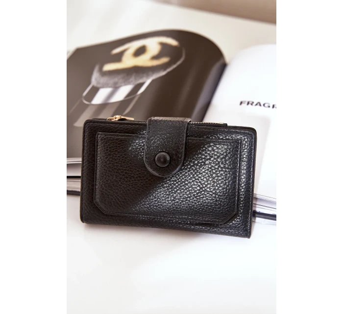 Dámská peněženka z eko kůže černá Isamille