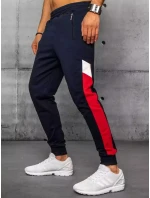 Pánské tmavě modré tepláky Dstreet UX3200 Pánské tmavě modré tepláky Dstreet UX3200