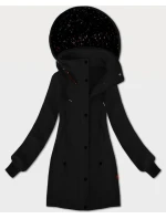 Černá dámská mikina s kapucí a se stojáčkem LHD (AMG-171)