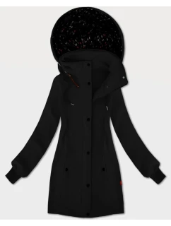 Černá dámská mikina s kapucí a se stojáčkem LHD (AMG-171)