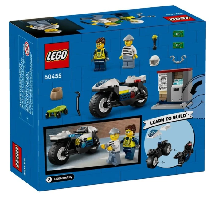 LEGO City 60455 Policejní honička na motorce LEGO City 60455 Policejní honička na motorce