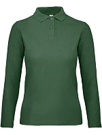 B&C ID.001 LSL /women Dámské piqué polo s dlouhým rukávem 01.0I13 bottle green B&C ID.001 LSL /women Dámské piqué polo s dlouhým rukávem 01.0I13 bottle green