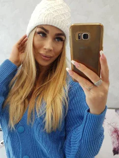 Fleecová čepice model 18750825 bílá - K-Fashion