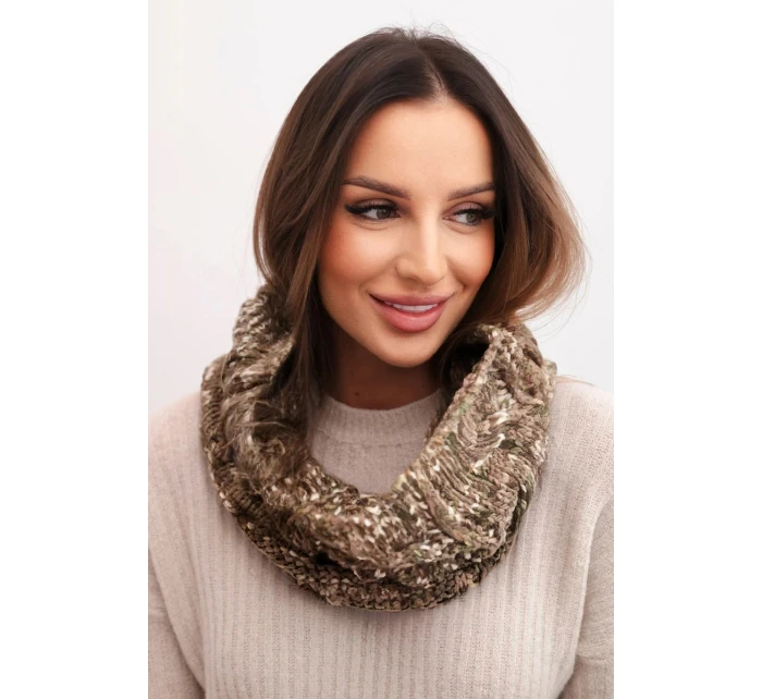 model 21859495 Dámská čepice s kapucí zelená neonová - K-Fashion