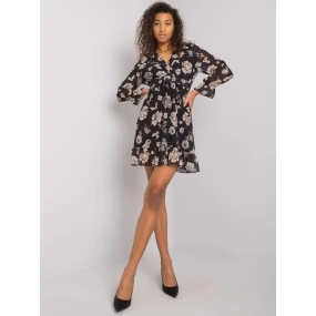 Šaty DHJ SK 12220 3.51P černá a béžová Šaty DHJ SK 12220 3.51P černá a béžová