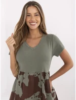 Sukienka DHJ SK model 21142128 khaki - FPrice
