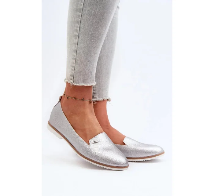 Mokasiny W-98 stříbrné - Step in style
