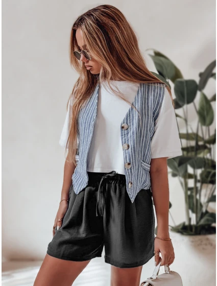 Dámské šortky RELAX černé Dstreet model 21987433 - FashionStreet Dámské šortky RELAX černé Dstreet model 21987433 - FashionStreet