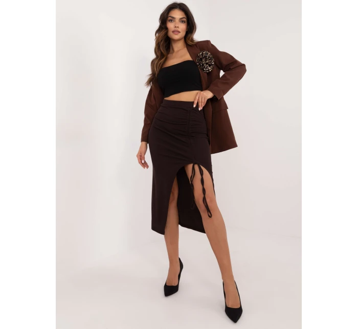 Skirt MI SD 20582 2.65 tmavě hnědá