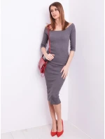Šaty CZ SK 4196.00 tmavě šedá