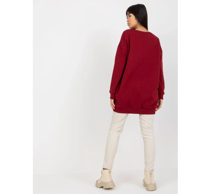 Mikina RV BL 8310.60 bordó