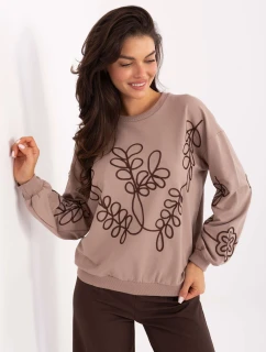 Bluzka RV BZ model 21393101 ciemny bezowy - FPrice