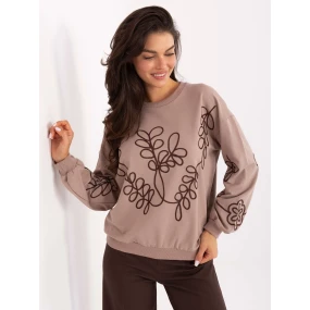 Bluzka RV BZ model 21393101 ciemny bezowy - FPrice