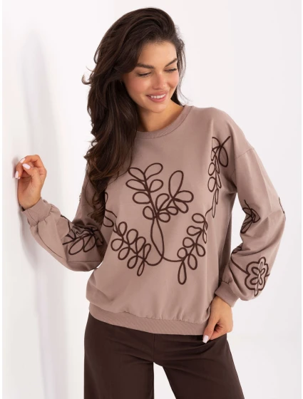 Bluzka RV BZ model 21393101 ciemny bezowy - FPrice