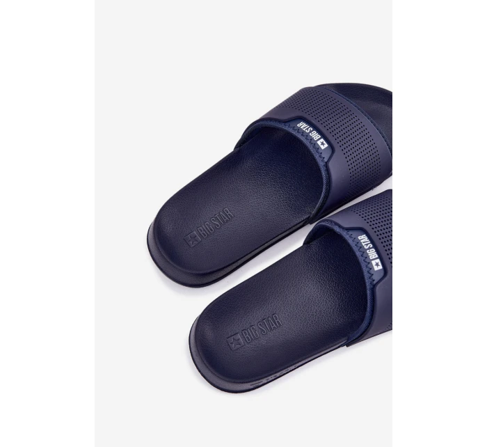 Pánské lehké pantofle Big Star – tmavě modré