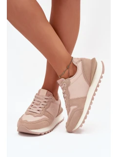 Dámské kožené tenisky Big Star HI-POLY SYSTEM – nude