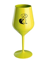 69 - žlutá nerozbitná sklenice na víno 470 ml 69 - žlutá nerozbitná sklenice na víno 470 ml