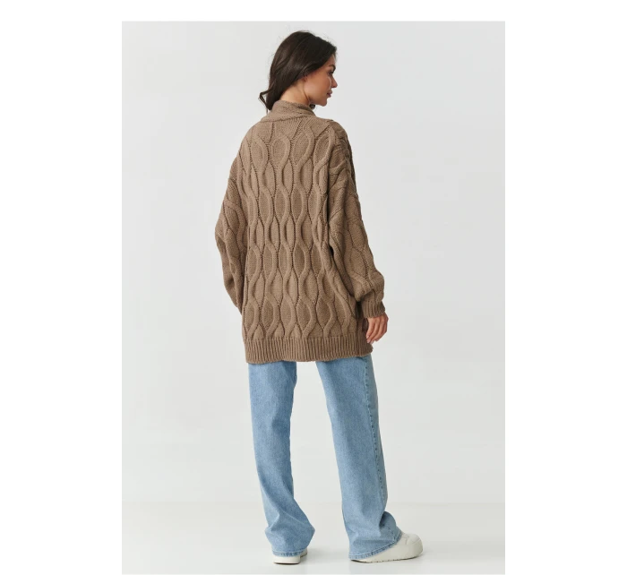 Svetr na zapínání model 217408 Makadamia Svetr na zapínání model 217408 Makadamia