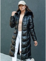 Dámská prošívaná zimní bunda CRYSTAL s kapucí černá Dstreet model 21979690 - FashionStreet