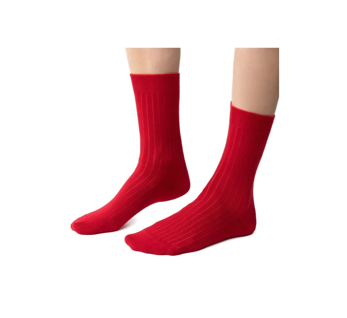 Dámské žebrované ponožky Steven art.130 Merino