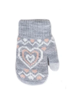 YOCLUB Rukavice RED-0020G Dětský norský vzor