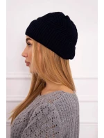 Tenká čepice Oliwia model 18750347 tmavě modrá - K-Fashion Tenká čepice Oliwia model 18750347 tmavě modrá - K-Fashion