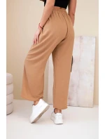 Kalhoty s širokými nohavicemi model 21903448 - K-Fashion