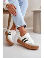 Dámské tenisky na platformě bílo-šedé Nesonice Dámské tenisky na platformě bílo-šedé Nesonice