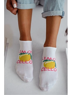 Bílé kotníčkové ponožky model 22044981 - Milena