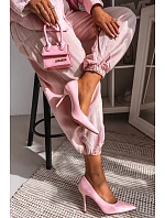 Klasické lakované lodičky z umělé kůže růžové model 22092148 - Boto