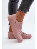 Dámské klasické tenisky Big Star – růžové