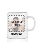 Personalizovaný klasický bílý keramický hrníček 300 ml s fotografií Personalizovaný klasický bílý keramický hrníček 300 ml s fotografií