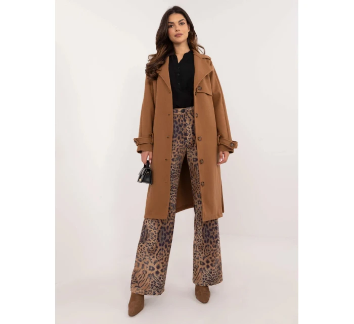 Dámský kabát TW EN BI 2209.71P Hnědá velbloudí - Och Bella